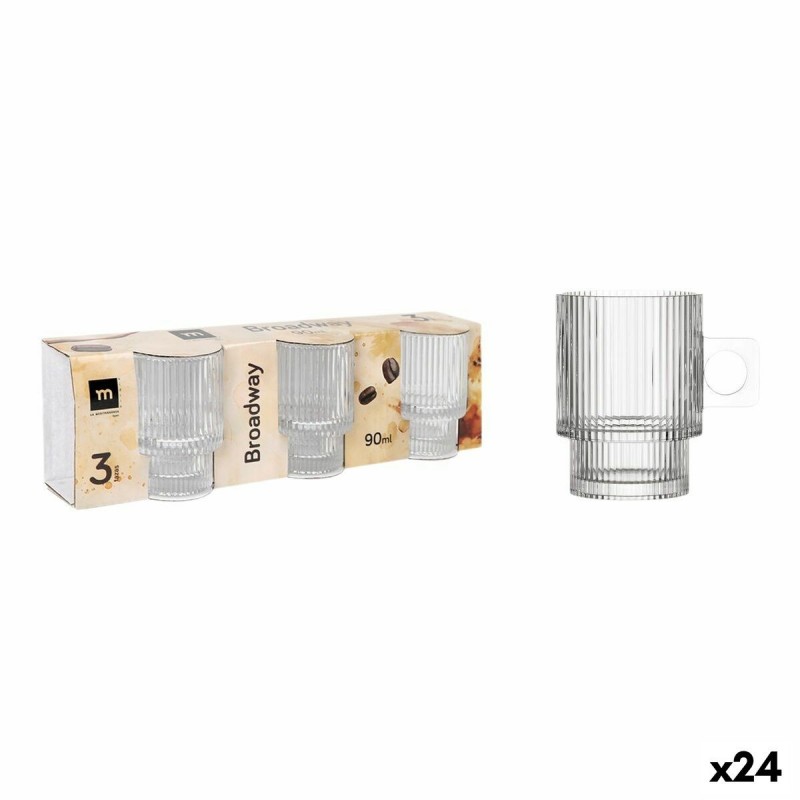 Set di Tazze La Mediterránea Broadway 3 Pezzi (24 Unità)
