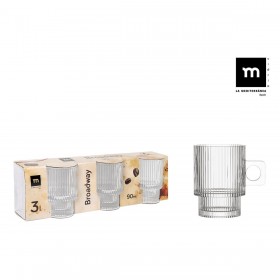 Set di Tazze La Mediterránea Broadway 3 Pezzi (24 Unità)