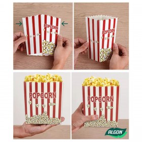 Secchio Inde Popcorn 4 Pezzi (24 Unità)