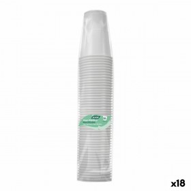 Set di Bicchieri Inde Bianco 300 ml 50 Pezzi (18 Unità)