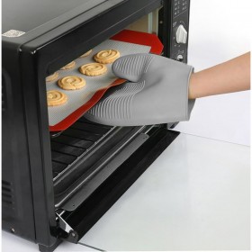 Guantone da Forno Quttin Silicone 22 x 18 cm (24 Unità)