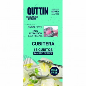 Formina per Cubetti di Ghiaccio Quttin 23,9 x 12,3 x 3,7 cm (24 Unità)