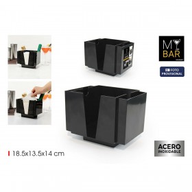 Supporto per Utensili da Cucina My Bar 18,5 x 13,5 x 14 cm (12 Unità)