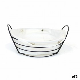Portapane My Bar Bianco Metallo 26 x 23,5 x 11,2 cm (12 Unità)