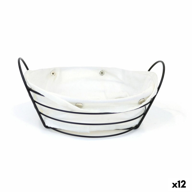 Portapane My Bar Bianco Metallo 26 x 23,5 x 11,2 cm (12 Unità)