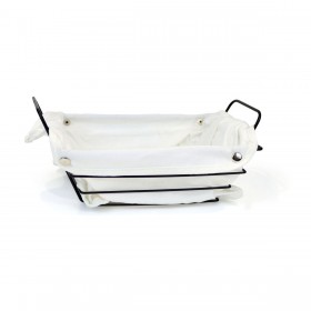 Portapane My Bar Bianco Metallo Rettangolare 29 x 20 x 11,7 cm (12 Unità)