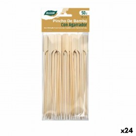 Stuzzicadenti in Bambù Algon Bambù 50 Pezzi (24 Unità)
