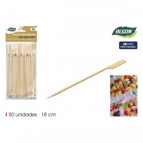 Stuzzicadenti in Bambù Algon Bambù 50 Pezzi (24 Unità)