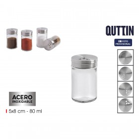 Portaspezie Quttin 80 ml 5 x 5 x 8 cm (24 Unità)