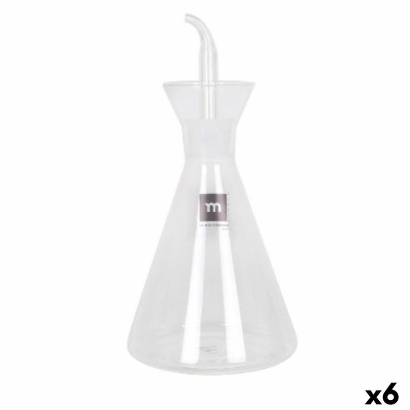 Oliera La Mediterránea Iraia Trasparente Vetro Borosilicato 500 ml (6 Unità)