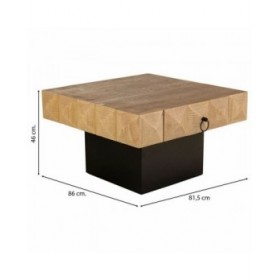 Tavolino da Caffè Alexandra House Living Marrone Legno di abete Legno MDF 86 x 46 x 81 cm
