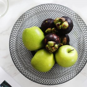 Portafrutta Confortime Metallo 30 x 30 x 13,5 cm (6 Unità)
