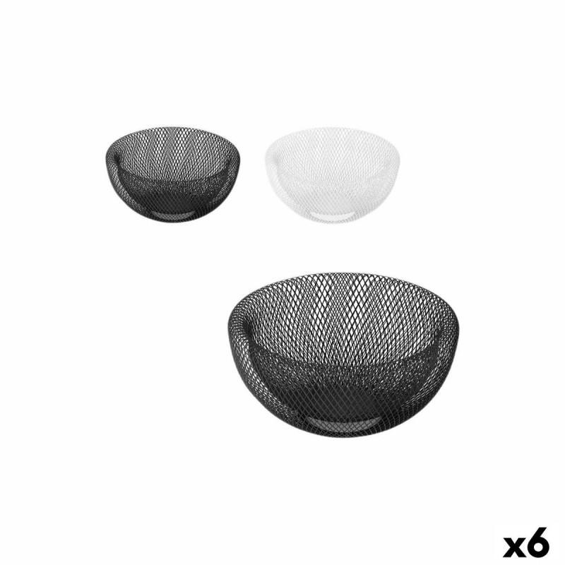 Portafrutta Confortime Metallo 25 x 25 x 11 cm (6 Unità)