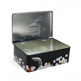 Barattolo in Metallo Quttin SUGAR (12 Unità)