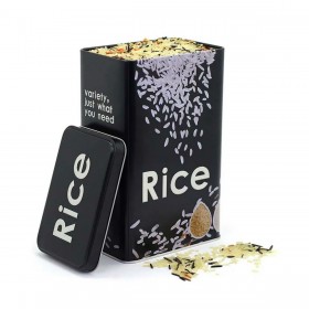 Barattolo in Metallo Quttin RICE (12 Unità)