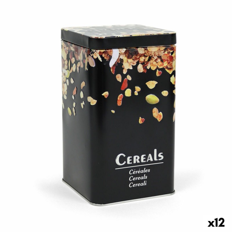 Barattolo in Metallo Quttin CEREALS (12 Unità)