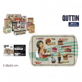 Barattolo in Metallo Quttin CEREALS (12 Unità)