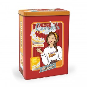 Barattolo in Metallo Quttin CEREALS (12 Unità)