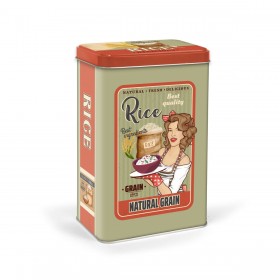 Barattolo in Metallo Quttin RICE (12 Unità)