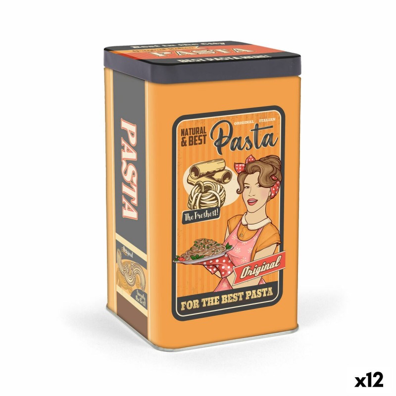 Barattolo in Metallo Quttin PASTA (12 Unità)