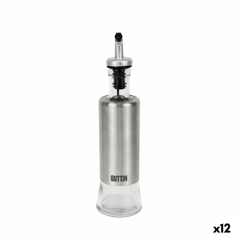 Oliera Quttin Trasparente Argentato Acciaio inossidabile 0,3 L (12 Unità)