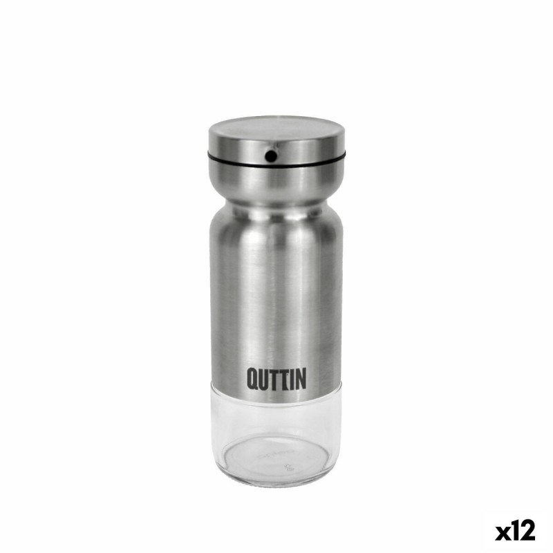Oliera Quttin Trasparente Argentato Acciaio inossidabile 0,36 L (12 Unità)