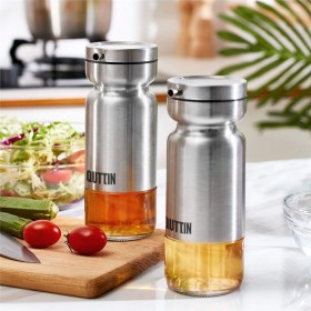 Oliera Quttin Trasparente Argentato Acciaio inossidabile 0,36 L (12 Unità)
