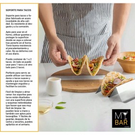 Supporto per tacos My Bar 14 x 10 x 5 cm (24 Unità)