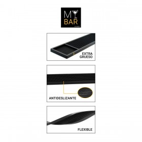 Scolapiatti da Lavandino My Bar 62 x 9 x 1 cm (18 Unità)