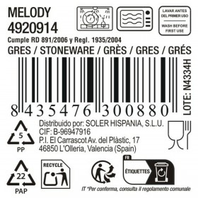 Tazza Mug La Mediterránea Melody 450 ml (36 Unità)