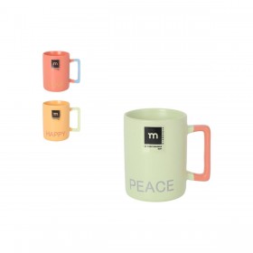 Tazza di caffè e tè La Mediterránea Love & Peace 180 ml (36 Unità)