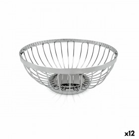 Portapane My Bar Argentato Metallo ø 20,5 x 8,5 cm (12 Unità)