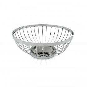 Portapane My Bar Argentato Metallo ø 20,5 x 8,5 cm (12 Unità)