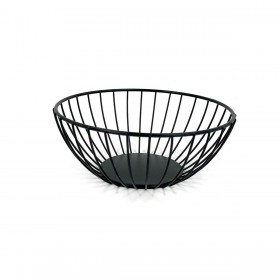 Portapane My Bar Nero Metallo Rotonda 20 x 8 cm (12 Unità)