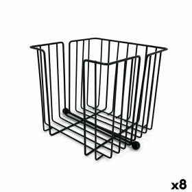 Portatovagliolo My Bar Nero Metallo 19 x 19 x 18 cm (8 Unità)