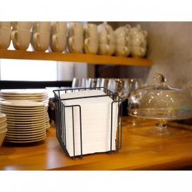 Portatovagliolo My Bar Nero Metallo 19 x 19 x 18 cm (8 Unità)