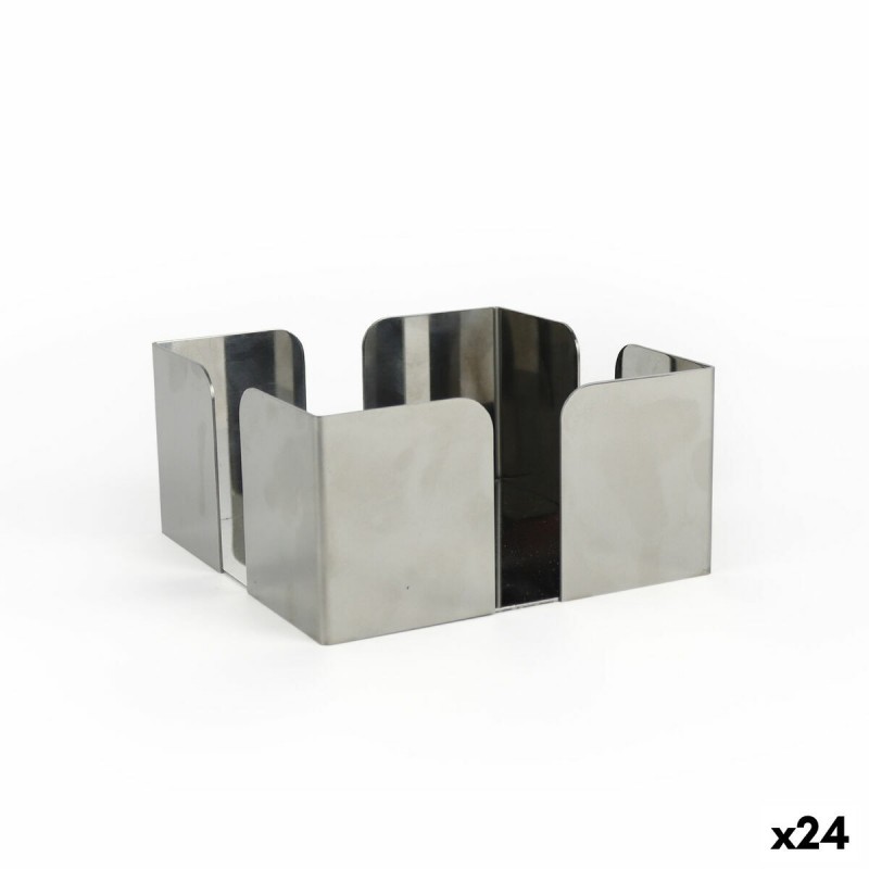 Portatovagliolo My Bar Acciaio 12 x 12 x 6 cm (24 Unità)