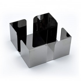 Portatovagliolo My Bar Acciaio 12 x 12 x 6 cm (24 Unità)