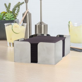 Portatovagliolo My Bar Acciaio 12 x 12 x 6 cm (24 Unità)