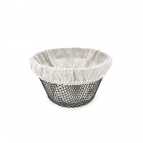 Cestino per il Pane Metallo 18 x 18 x 10 cm (24 Unità)
