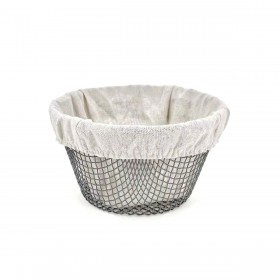 Cestino per il Pane Metallo 18 x 18 x 10 cm (24 Unità)