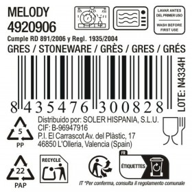Ciotola La Mediterránea Melody 500 ml 0,5 L (24 Unità)