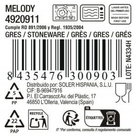 Tazza di caffè e tè La Mediterránea Melody 220 ml (36 Unità)
