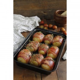 Vassoio da Forno Quttin Rettangolare 34 x 24 cm 42 x 29 cm (2 Pezzi) (6 Unità)