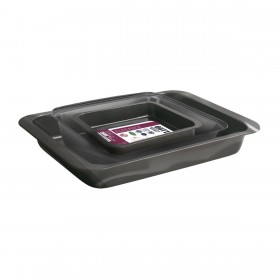 Set di Vassoi Quttin 28,5 x 19,5 cm 34 x 24 cm 42 x 29 cm 3 Pezzi (6 Unità)