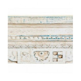 Cornici camini Alexandra House Living Bianco Legno di abete Legno MDF 30 x 110 x 100 cm