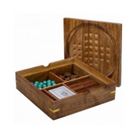 Set di giochi tradizionali Alexandra House Living Marrone 23 x 5 x 23 cm 5 in 1