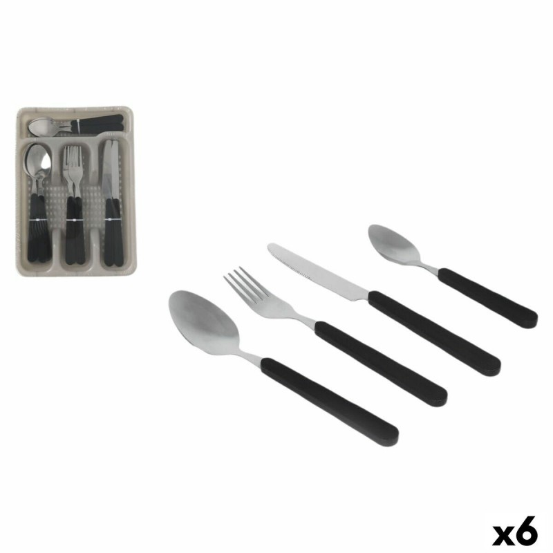 Posate Quttin Atenas Plastica 17 Pezzi (6 Unità)