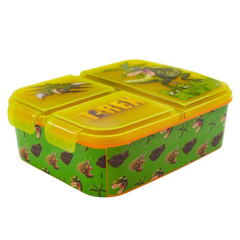 Portapranzo con Scompartimento per Posate Stor Dinosaur (6,7 x 16,5 x 19,5 cm)