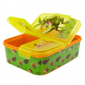 Portapranzo con Scompartimento per Posate Stor Dinosaur (6,7 x 16,5 x 19,5 cm)